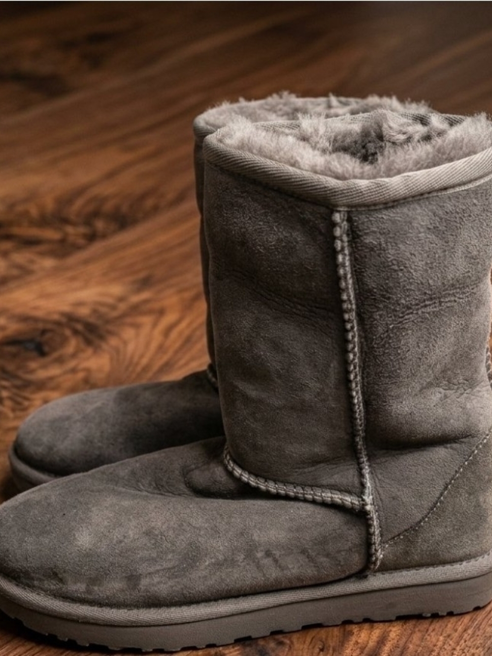 NEVER WORN  UGG Classic Short II Boots Grey Size 7